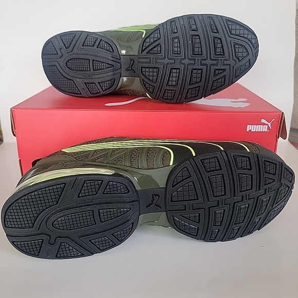 Size 8.5 - Puma Voltaic Evo Wide Dark Olive Fizzy Apple - Picture 7 of 10